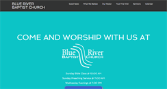 Desktop Screenshot of blueriverbaptist.com